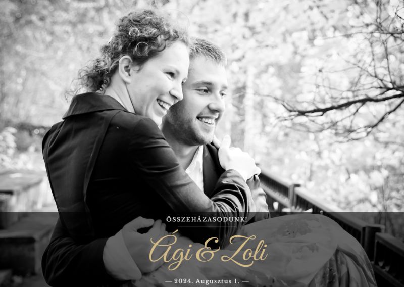 Esküvő single page asztali verzió