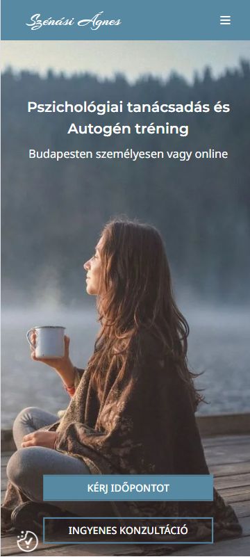 Szénási Ágnes mobil verzió